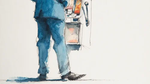 Illustration of a slot machine in a Macau casino