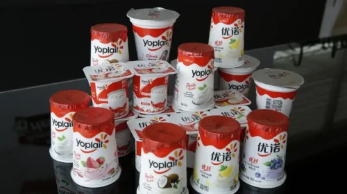 Tian Tu is selling Yoplait China