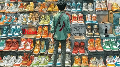Illustration of Anta and its purchased brands