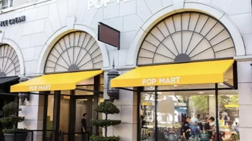 Pop Mart operates stores